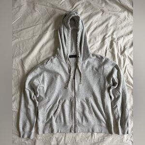 Abercrombie & Fitch Grey Zip-Up Fleece Jacket